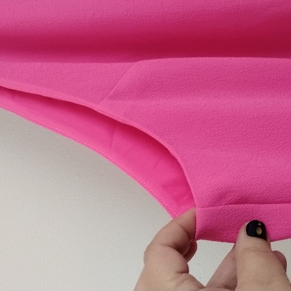 NWT Trina Turk Elegant Pink Sleeveless High Neck Midi Dress Size 12 Feminine - Picture 4 of 16